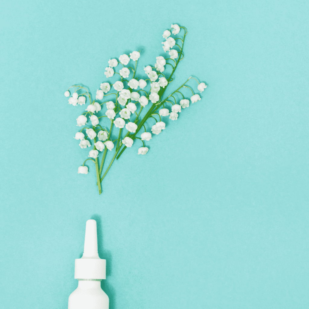 allergy medicine with baby's breath flower